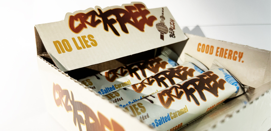 CRZYFREE Veganer Schokoriegel Berlin